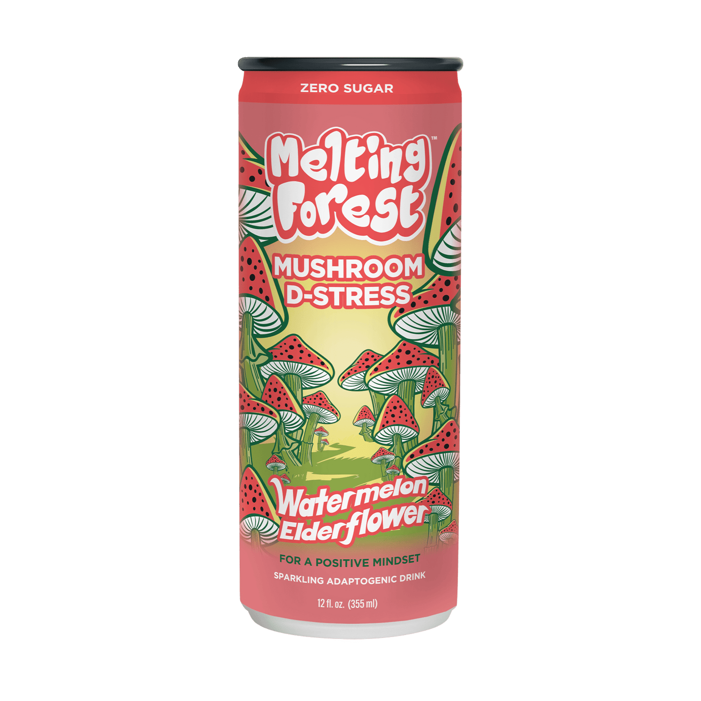 Melting forest - Mushroom D-Stress Sparkling Water (Zero Caffeine) - Tree Spirit Wellness