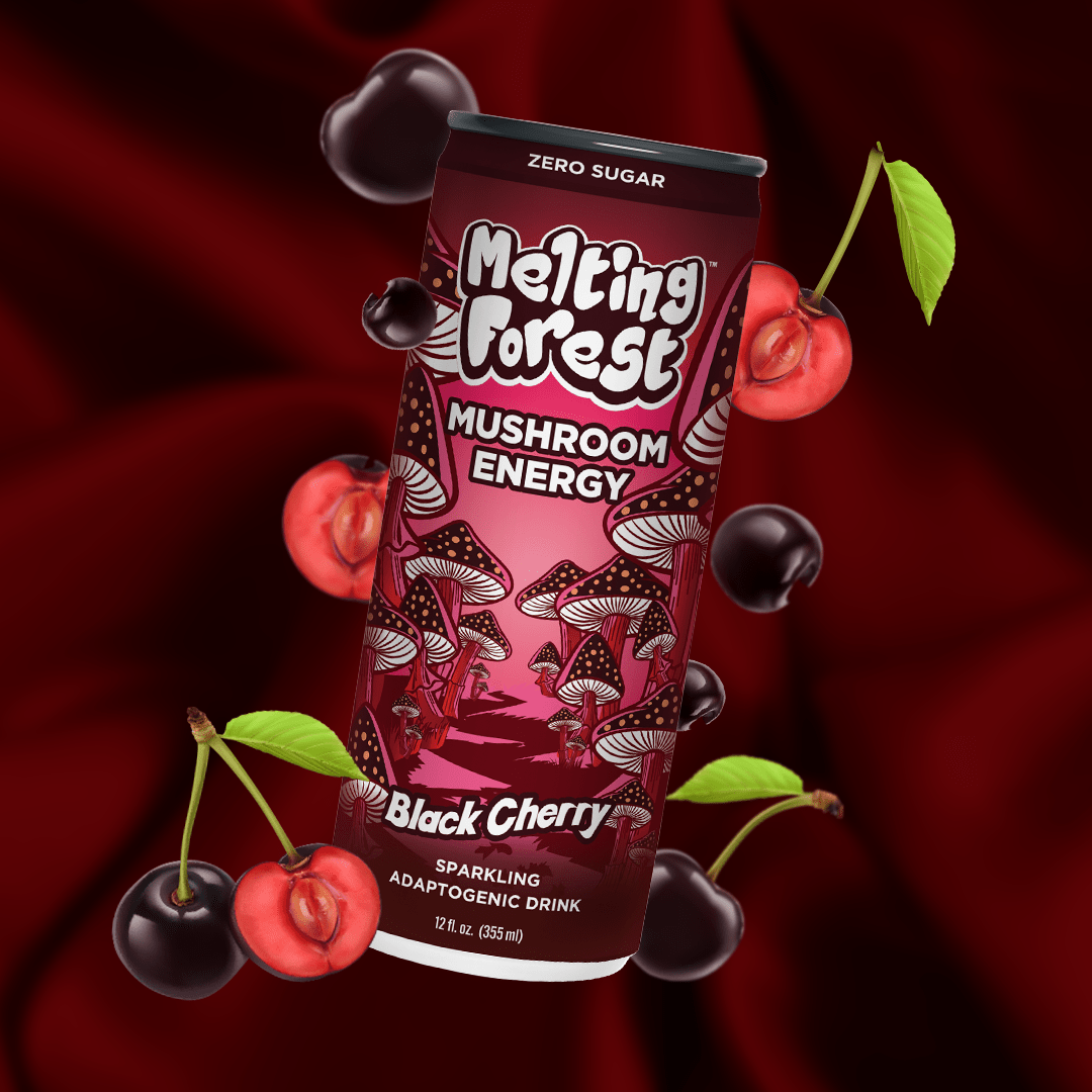 Melting forest - Mushroom Energy Sparkling Water - Tree Spirit Wellness