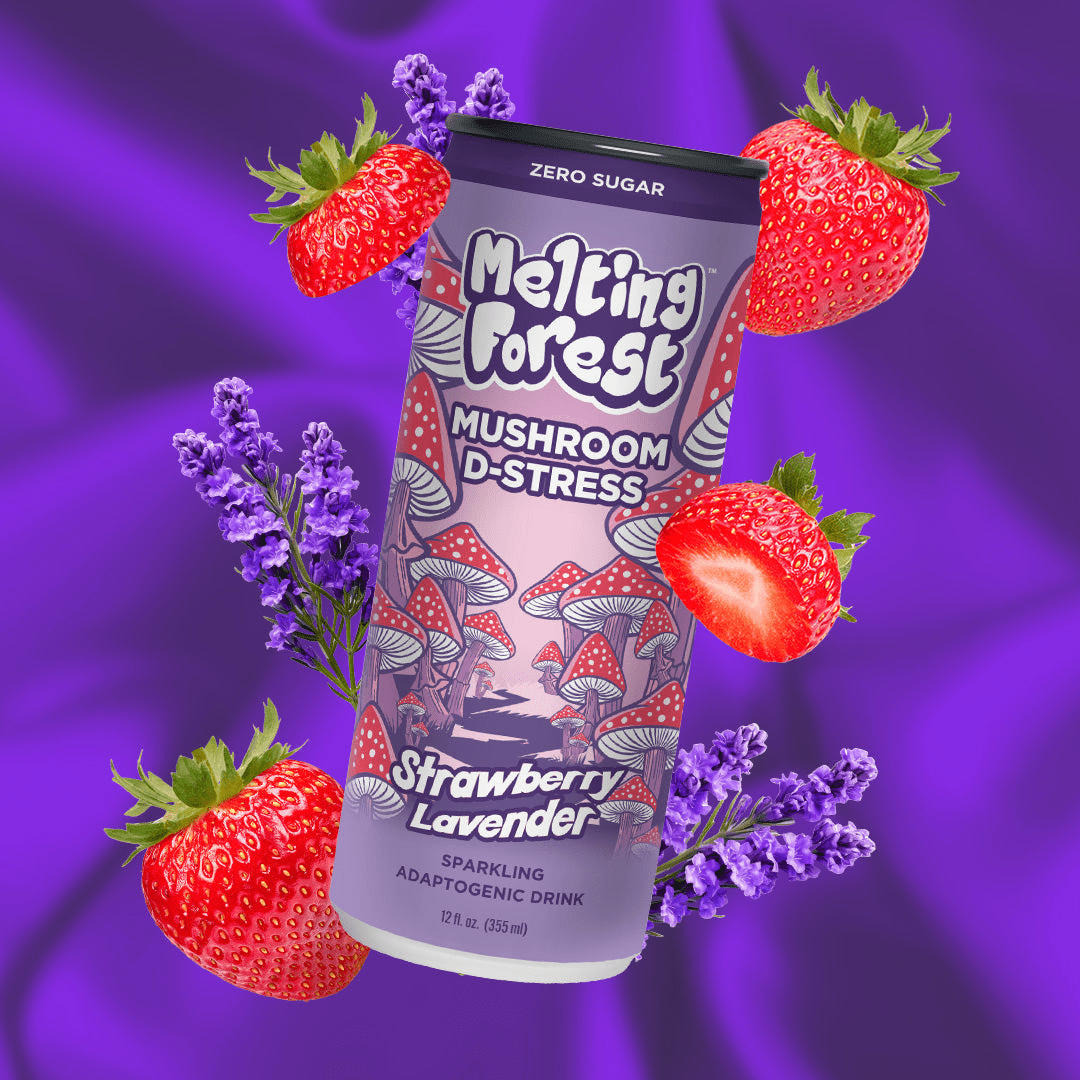 Melting forest - Mushroom D-Stress Sparkling Water (Zero Caffeine) - Tree Spirit Wellness