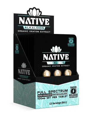 Native Alkaloids Natural Flavor 600mg 6 pk TABS (10pk DISPLAY CASE)