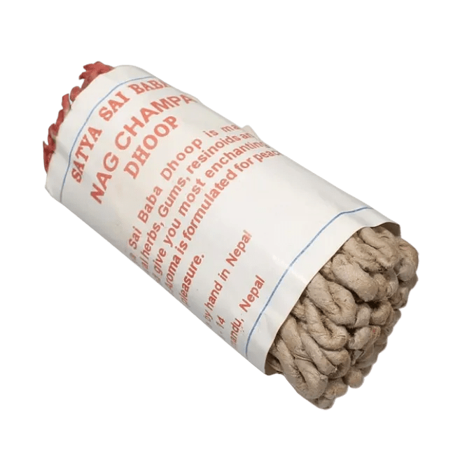 Nepali Sai Baba Nag Champa Dhoop Rope Incense - Mystic Journey Path