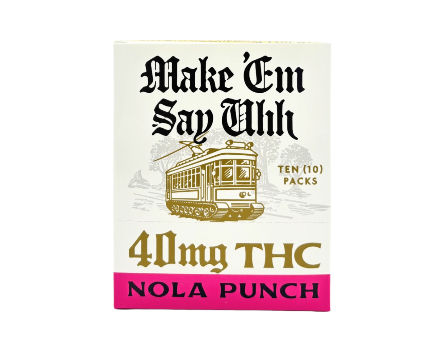 Nola Punch Make Em say Uhh D9/THCP 5mg - 40mg Box of 10 - Tree Spirit Wellness