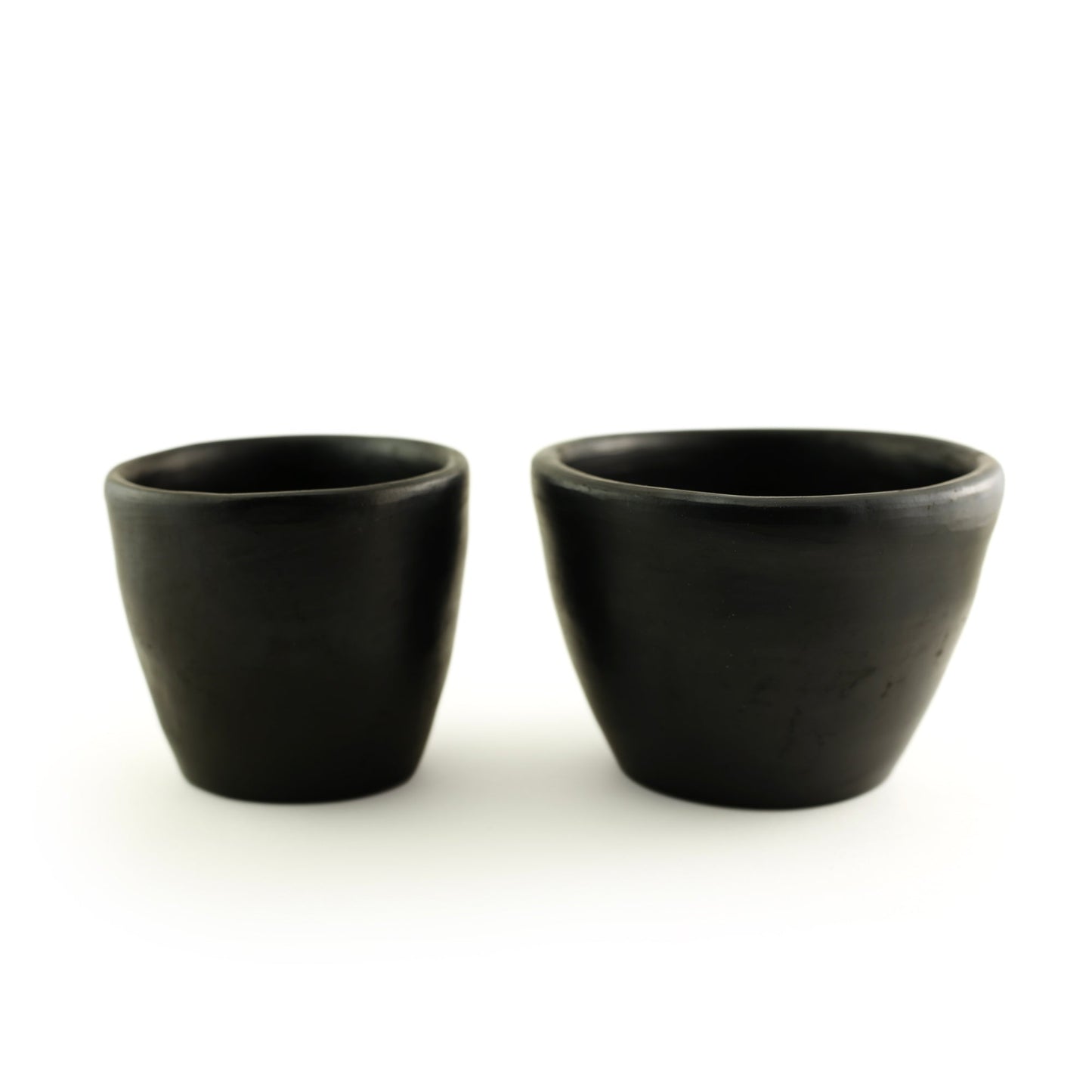 Prabhuji Incense Burner - Hand-made La Chamba Clay Smudging Bowl - Large H2.75in x D4in