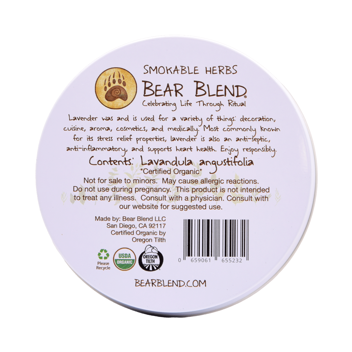 Organic Lavender - Smokable Herbs - Mystic Journey Path