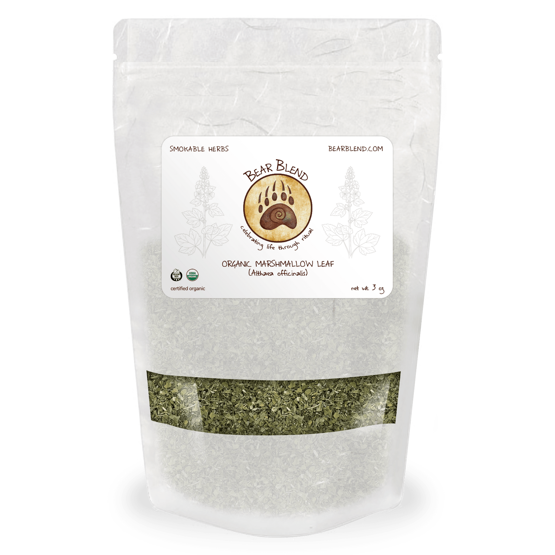 Organic Marshmallow - Smokable Herbs - Mystic Journey Path