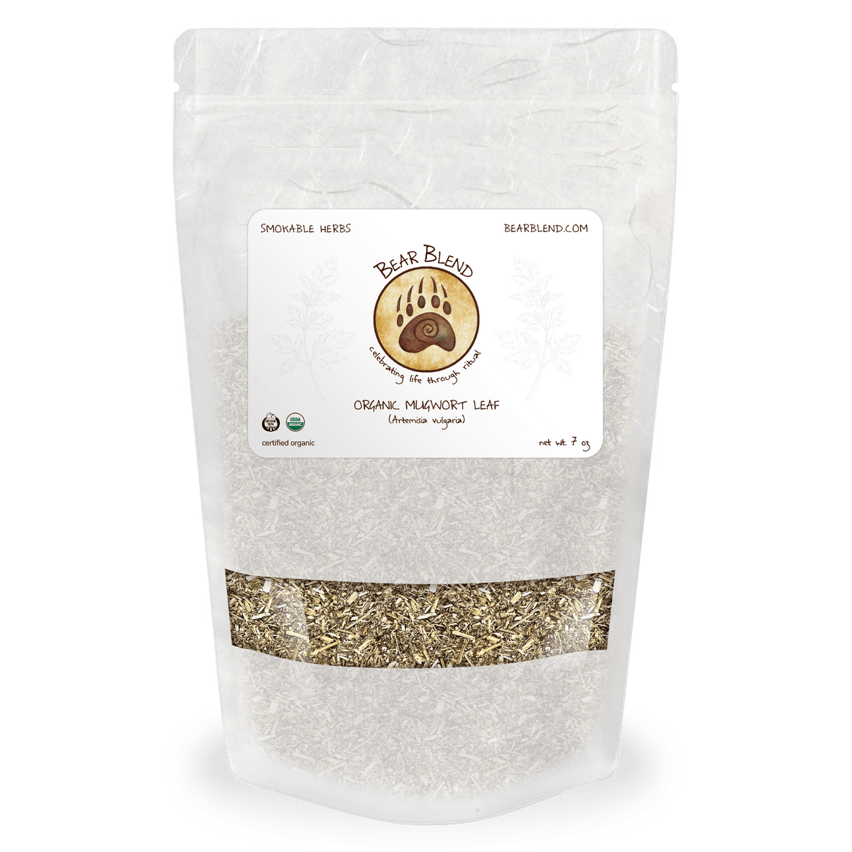 Organic Mugwort Smokable Herbs - Ceremonial & Ritual Use - Mystic Journey Path