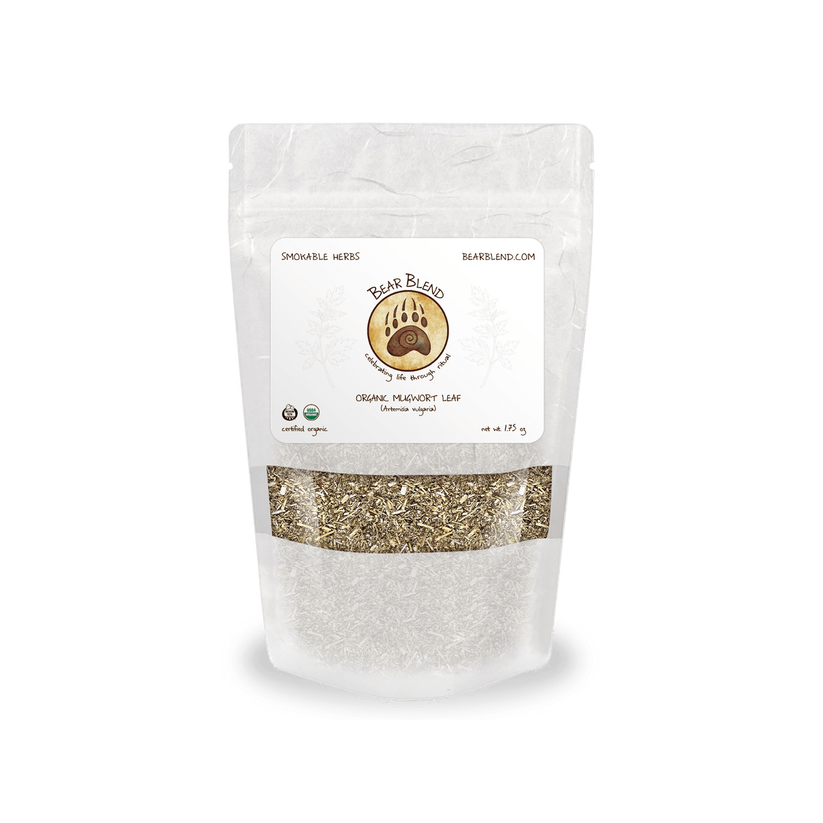 Organic Mugwort Smokable Herbs - Ceremonial & Ritual Use - Mystic Journey Path