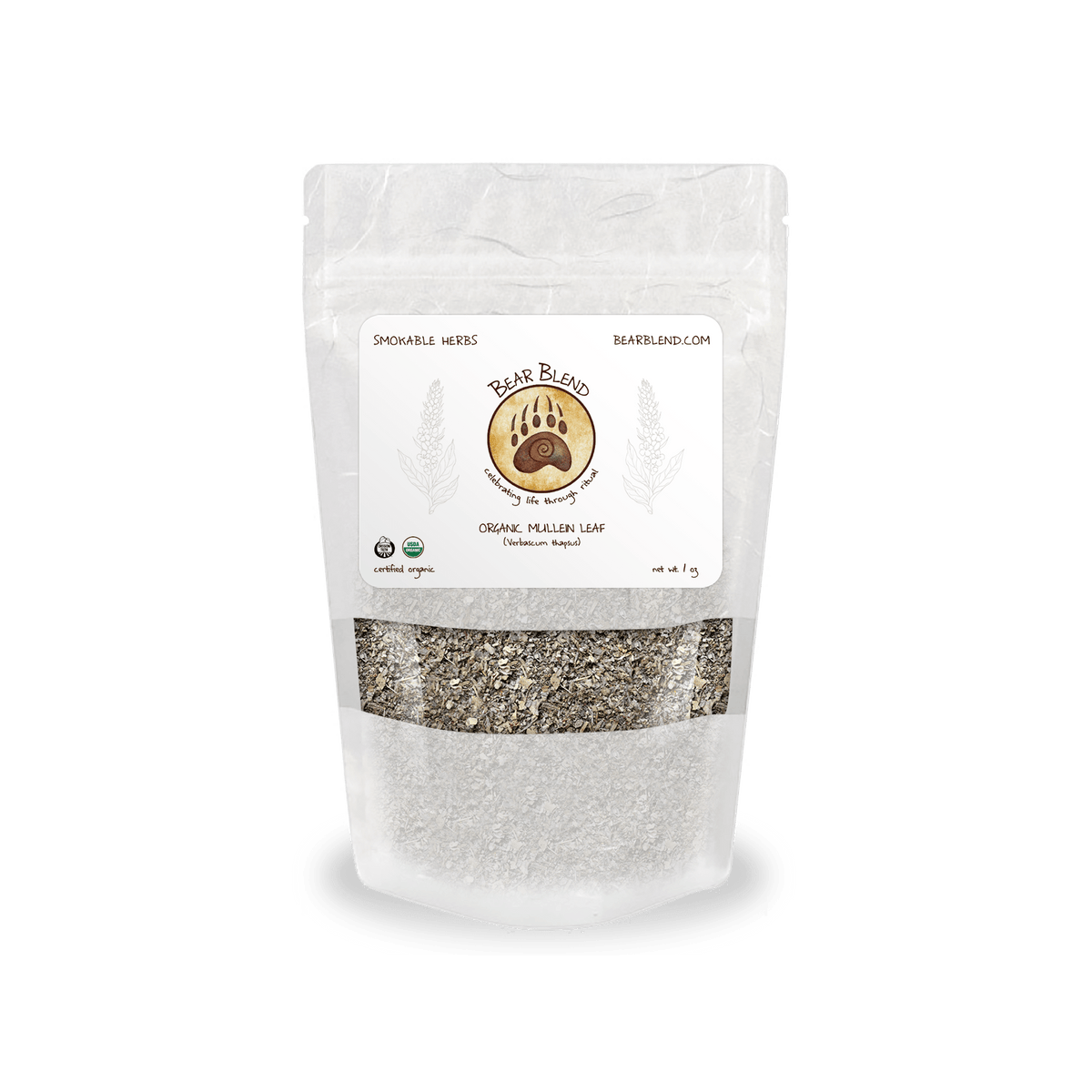 Organic Mullein - Organic Smokable Herbs - Mystic Journey Path