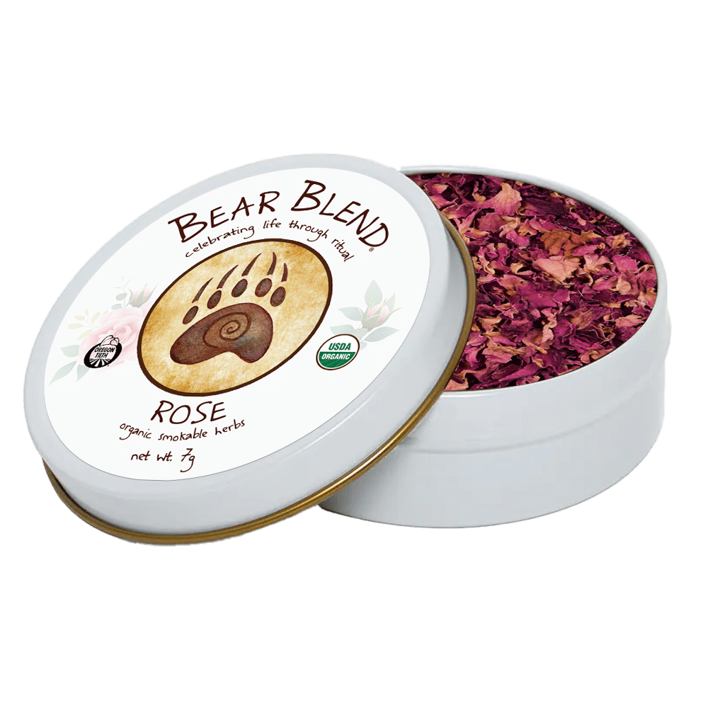 Organic Rose Petals - Smokable Herbs - Mystic Journey Path