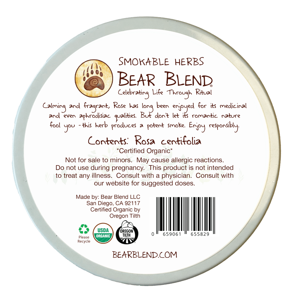 Organic Rose Petals - Smokable Herbs - Mystic Journey Path