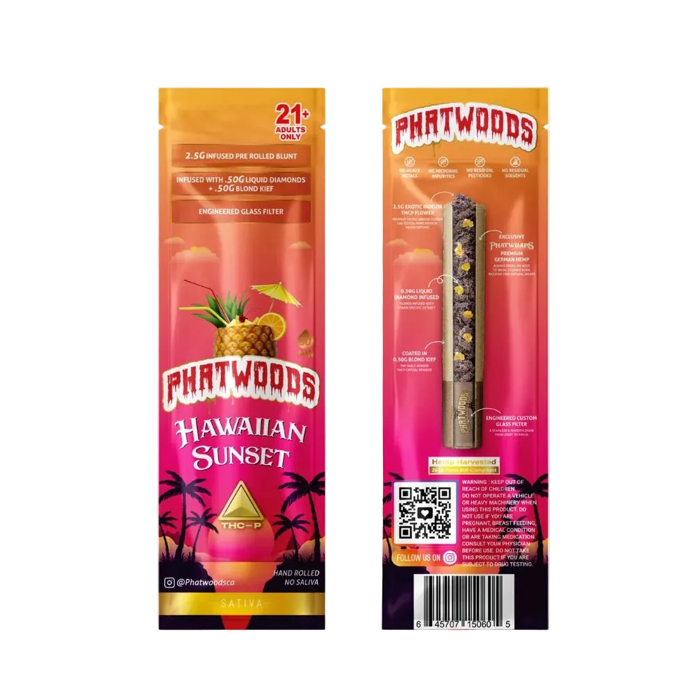 Phatwoods THCA Pre - Rolled Blunt 3.5g Sativa - 20pk - Mystic Journey Path
