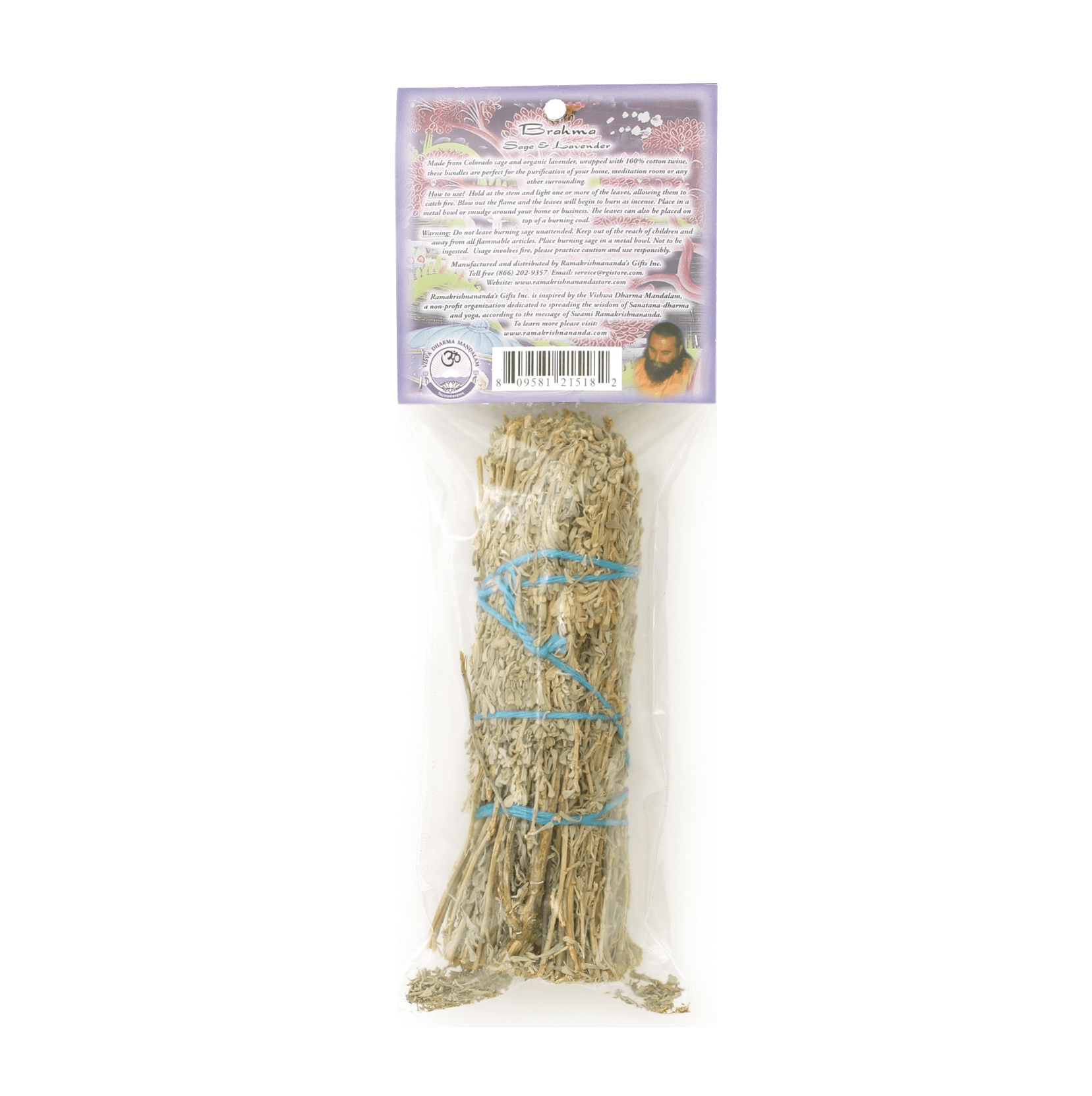 Prabhuji Desert Sage and Lavender Stick - Brahma Bundle - Mystic Journey Path