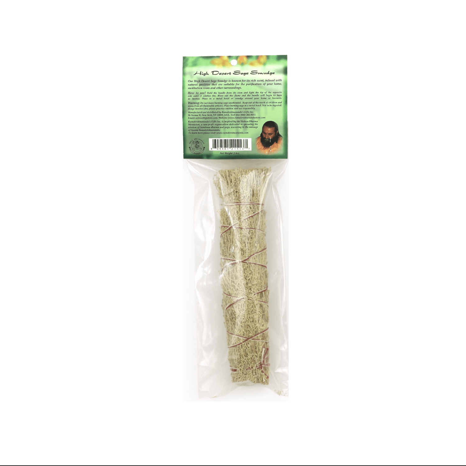 Prabhuji Desert Sage Smudge Stick- Large Bundle (8"-9.5") - Mystic Journey Path