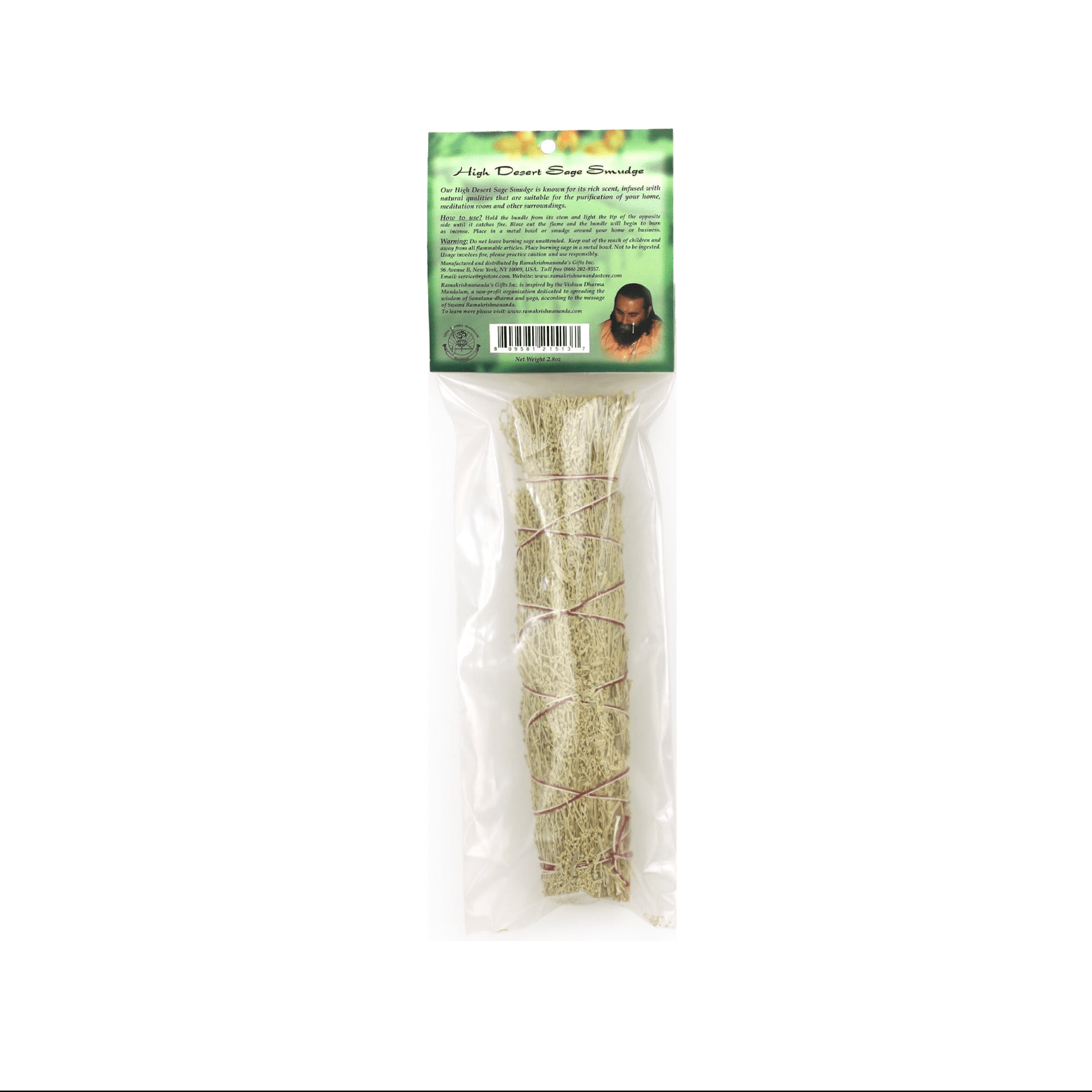 Prabhuji Desert Sage Smudge Stick- Large Bundle (8"-9.5") - Mystic Journey Path
