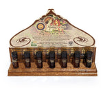 Prabhuji Display Rack - Attar Oils Tester and 28 Tassel Bottles - Tree Spirit Wellness