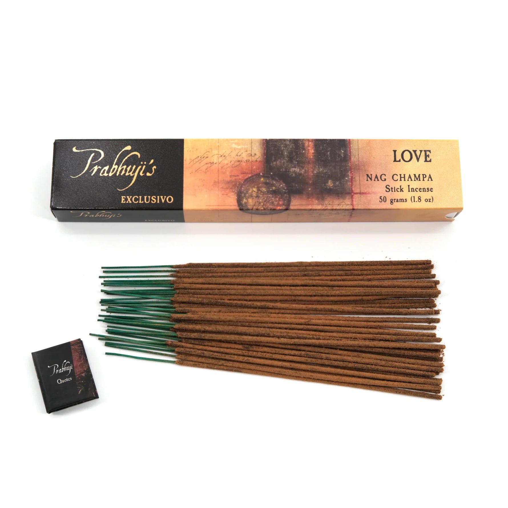 Prabhuji Incense Sticks Prabhuji's Exclusivo - Love - Nag Champa - 50g pack - Mystic Journey Path