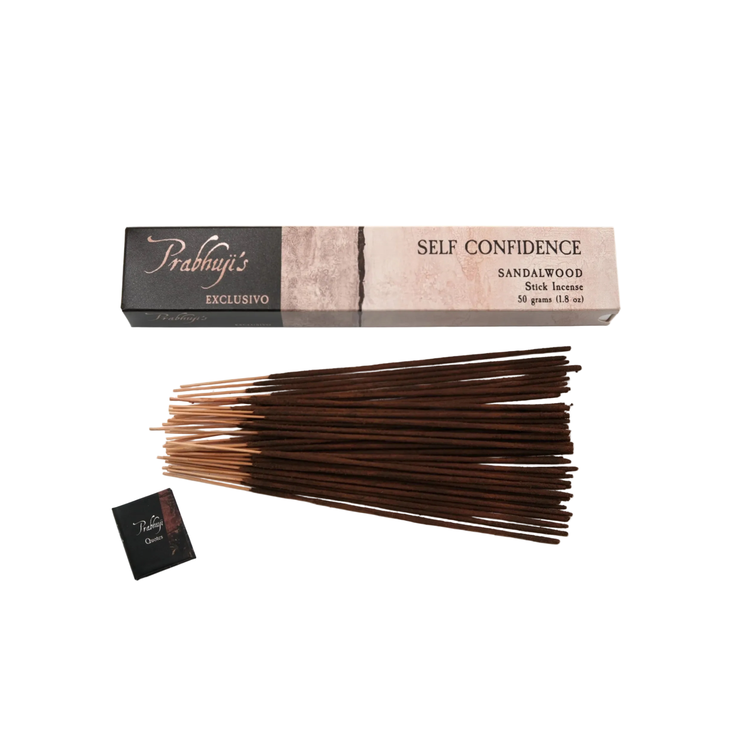 Prabhuji Incense Sticks Prabhuji's Exclusivo - Self Confidence - Sandalwood - 50g pack - Mystic Journey Path