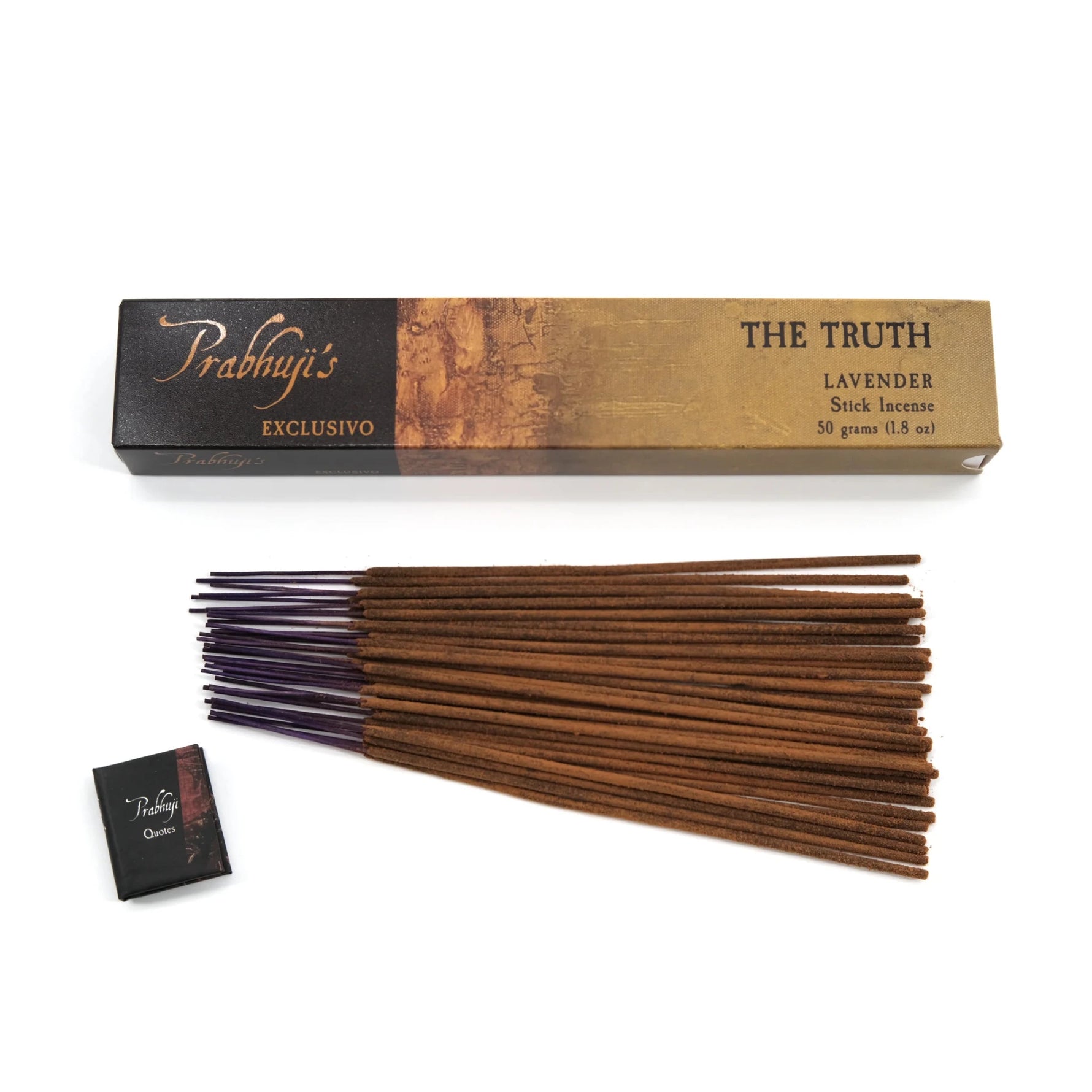 Prabhuji Incense Sticks Prabhuji's Exclusivo - The Truth - Lavender - 50g pack - Mystic Journey Path