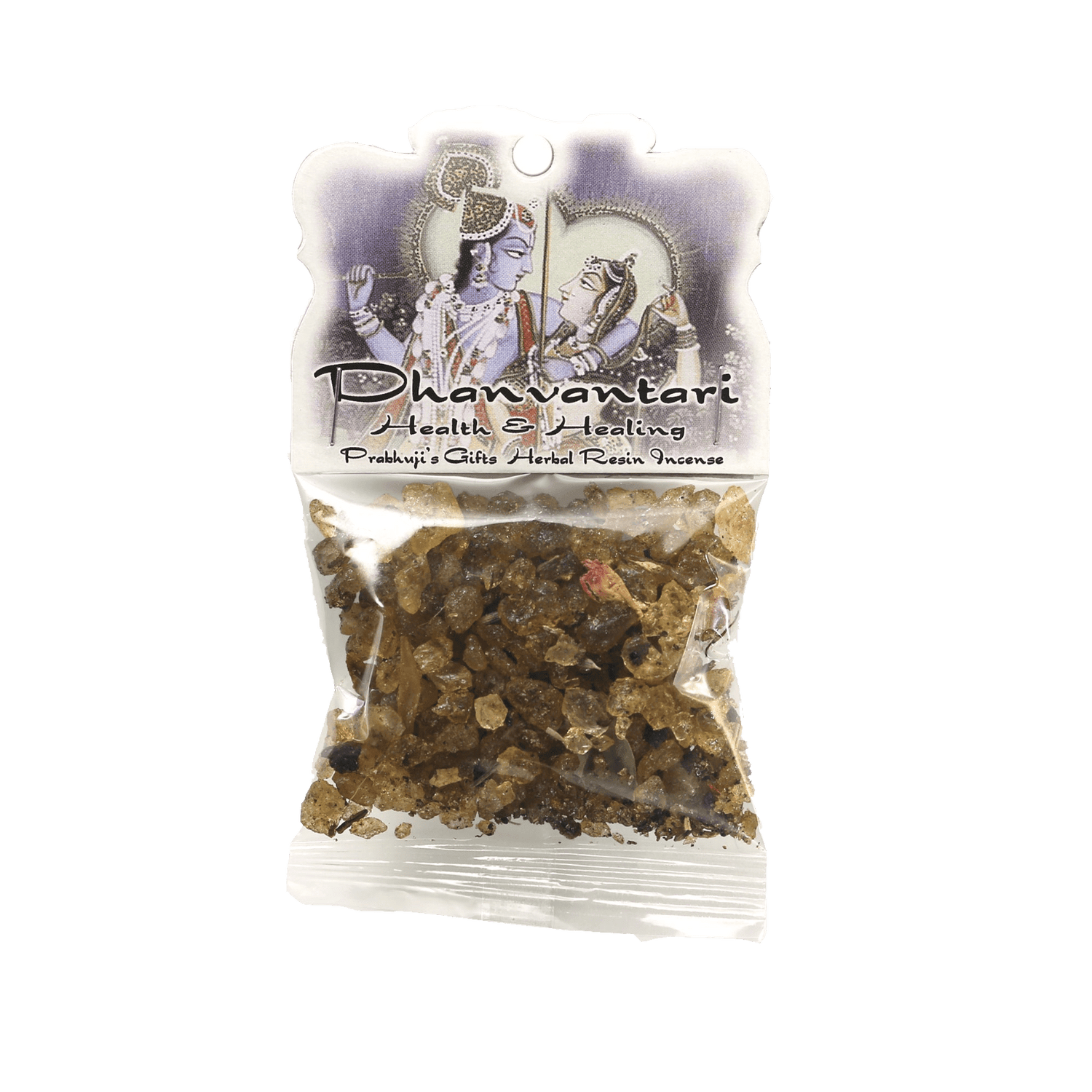 Prabhuji Resin Incense Dhanvantari - Health and Healing - 1.2oz bag - Mystic Journey Path