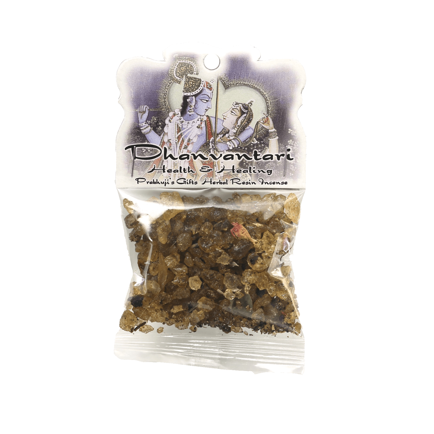 Prabhuji Resin Incense Dhanvantari - Health and Healing - 1.2oz bag - Mystic Journey Path