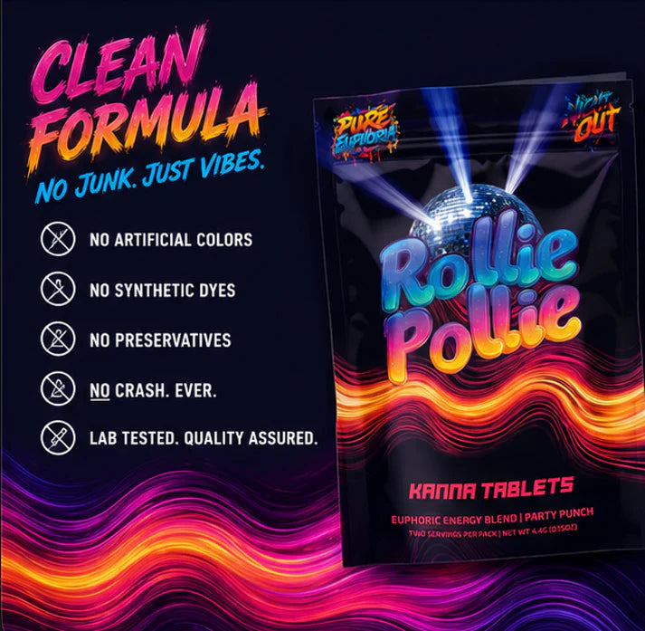 Rollie Pollie Party Punch Tablets -  Box of 10 - Mystic Journey Path
