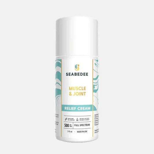 Seabedee Muscle and Joint Relief Cream 500mg Cannabinoids - Tree Spirit Wellness
