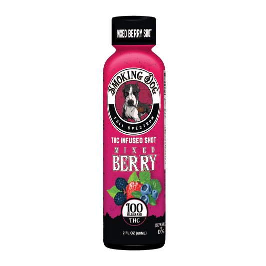 Smoking Dog THC Shot 100mg - Tree Spirit Wellness