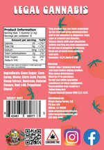 Strawberry 5mg D9 8 count (Box of 10) - Tree Spirit Wellness