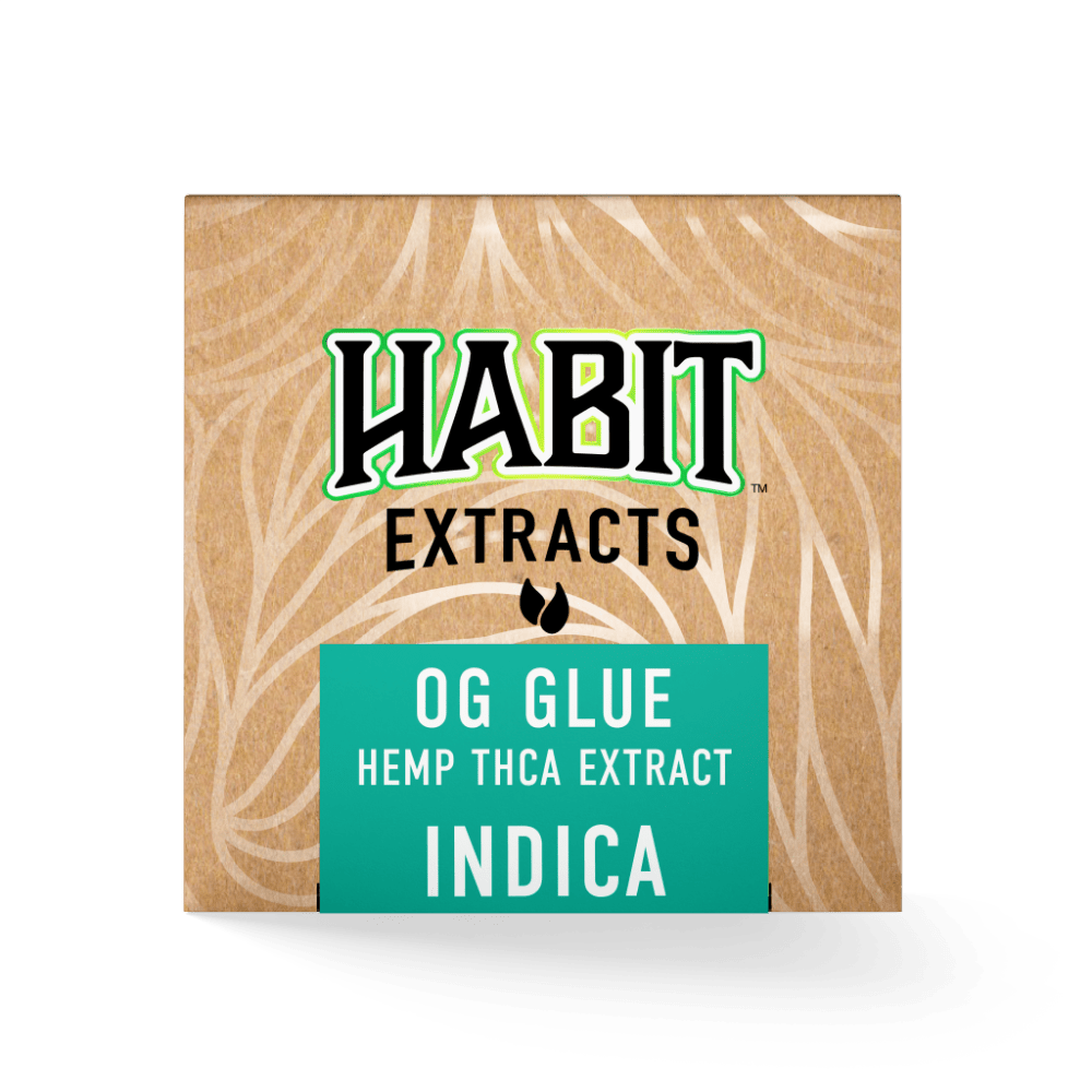 THCA Concentrate 1g OG Glue (Indica) 10pk display case - Tree Spirit Wellness