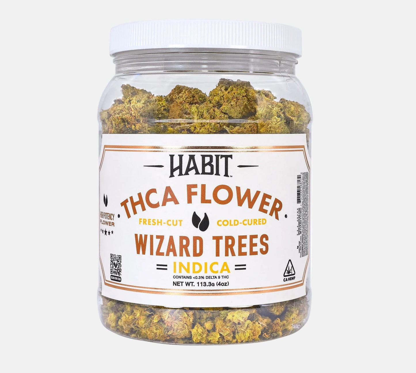 THCA Flower Jar Wizard Trees 4oz (Indica) - Tree Spirit Wellness