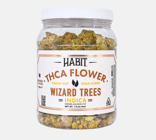 THCA Flower Jar Wizard Trees 4oz (Indica) - Tree Spirit Wellness