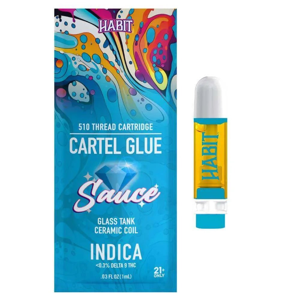 THCA Live Resin 510 Cartridge - Cartel Glue 1g (Hybrid) - 10 Pack - Tree Spirit Wellness