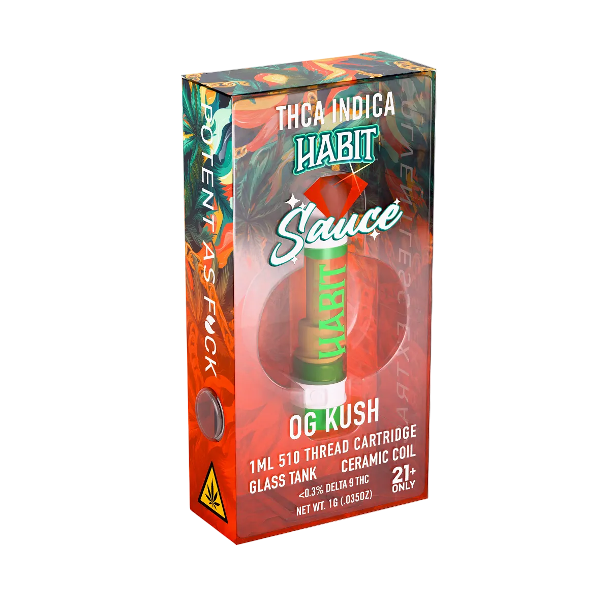 THCA Live Resin 510 Cartridge – OG Kush 1g (Indica) - 10 Pack - Mystic Journey Path
