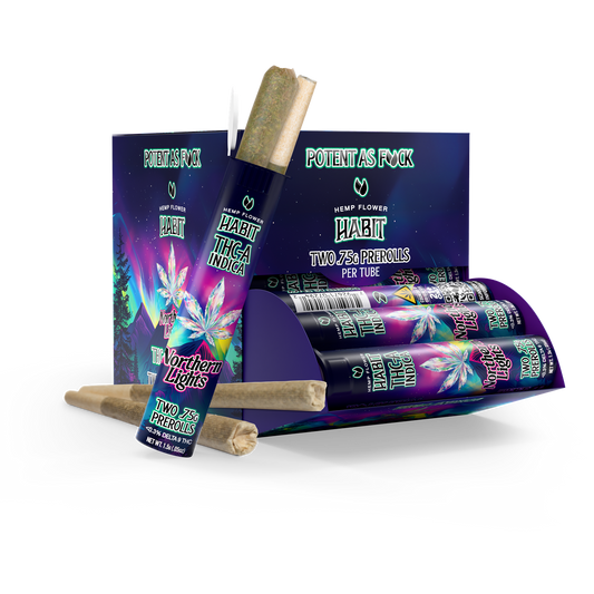 THCA.75g PRE - Rolls 2Pk Northern Lights (Indica) Case of 20 - Tree Spirit Wellness