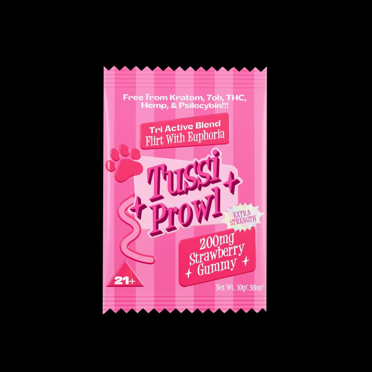 Tussi Prowl Gummies – Extra Strength 200mg - (Box of 20) - Mystic Journey Path
