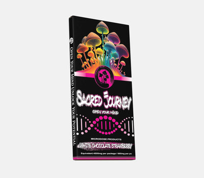 White Chocolate Bar – Strawberry (Box of 10)