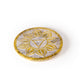 Incense Burner - Soapstone Plate Solar Plexus Chakra Manipura 3" - Tree Spirit Wellness