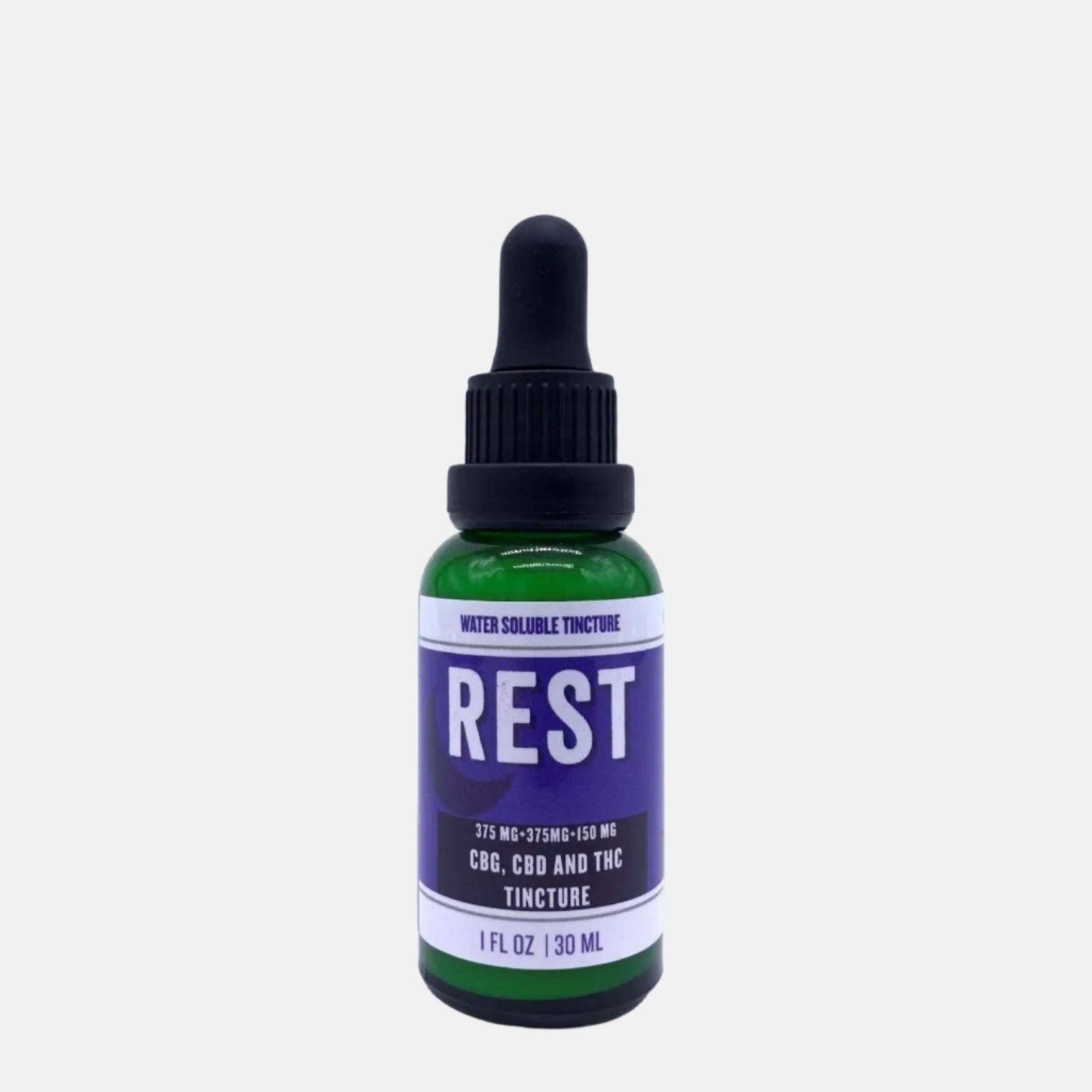 Rest Water Soluble CBG+CBD+THC 900mg, 1oz - Tree Spirit Wellness